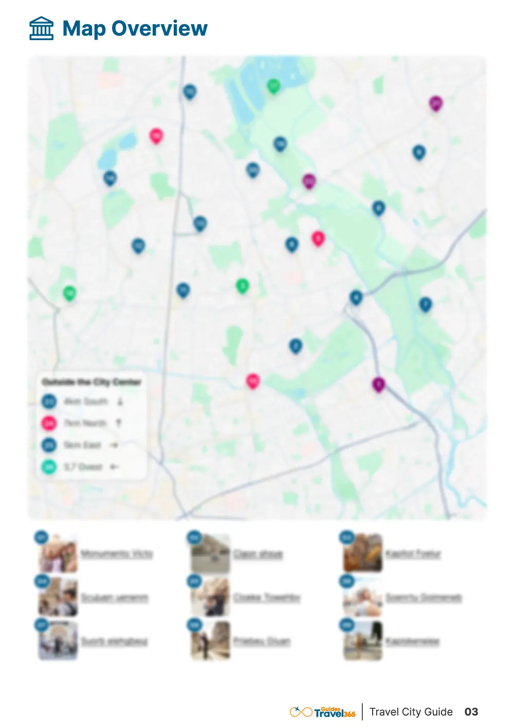Mapas detallados y lugares imprescindibles